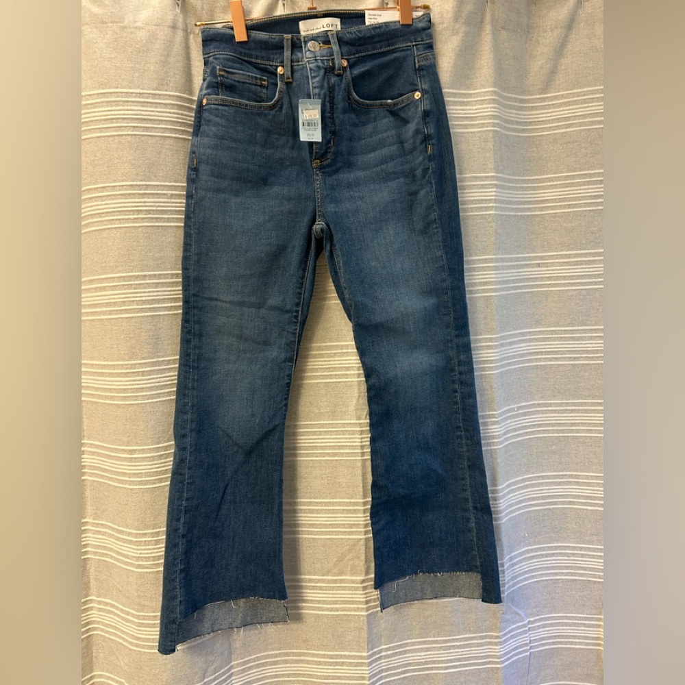 NWT Loft  The Kick Crop 25 petite